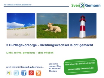 Pflegevorsorge - Sven Riemann - Maklerbetreuer Intensiv Workshop